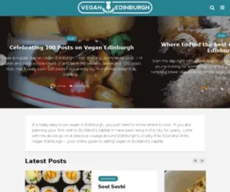 Veganedinburgh.com(It's really easy to be vegan in Edinburgh) Screenshot
