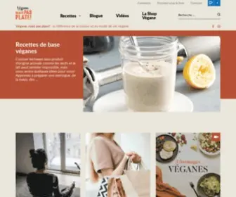 Veganemaispasplate.com(Accueil) Screenshot