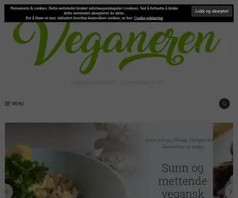 Veganeren.com(Vegansk familiemat) Screenshot