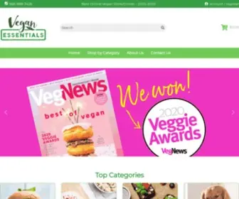 Veganessentials.com(Vegan) Screenshot