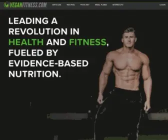 Veganfitness.com(A fitness and nutritional resource for vegans and those following a plant) Screenshot