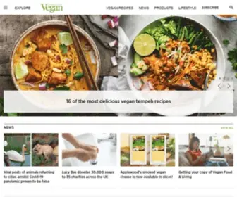 Veganfoodandliving.com(Vegan Food & Living) Screenshot