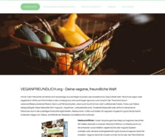 Veganfreundlich.org(Deine vegane) Screenshot