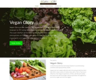 Veganglory.com(Vegan Glory) Screenshot