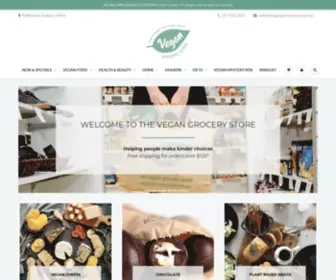 Vegangrocerystore.com.au(Australia's Vegan Grocery Store) Screenshot