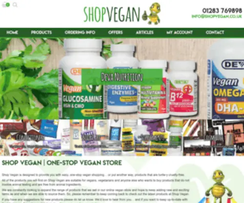 Veganhealthandbeauty.com(Shop Vegan) Screenshot