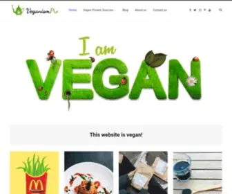 Veganismpro.com(veganismpro) Screenshot