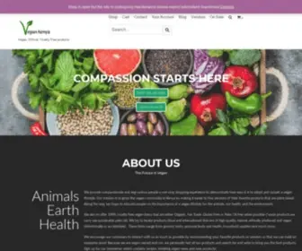 Vegankenya.com(Vegan Kenya) Screenshot