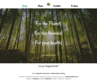 Veganland.cz(Veganské restaurace a e) Screenshot