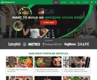 Veganliftz.com(Vegan Liftz) Screenshot