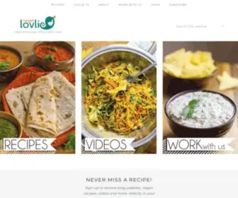 Veganlovlie.com(Scrumptious vegan recipes) Screenshot