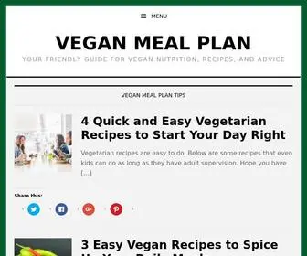 Veganmealplan.net(Vegan Meal Plan) Screenshot