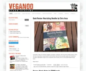 Veganoo.net(VEGANOO Vegan Reviews) Screenshot