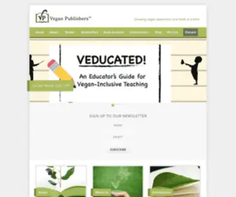 Veganpublishers.com(Vegan Publishers) Screenshot