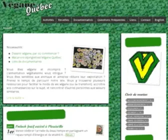 Veganquebec.net(Végane) Screenshot