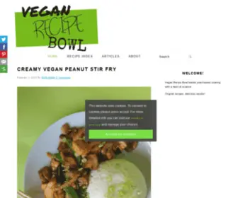 Veganrecipebowl.com(Delicious Vegan Recipes) Screenshot