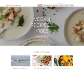 Veganrecipesandvibes.com(Easy Plantbased Recipes) Screenshot