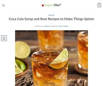 Vegansclan.com(Vegans Clan) Screenshot