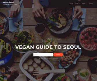 Veganseoul.com(Vegan Seoul) Screenshot