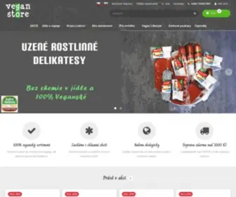 Veganstore.cz(☘️ specializovaný veganský eshop) Screenshot