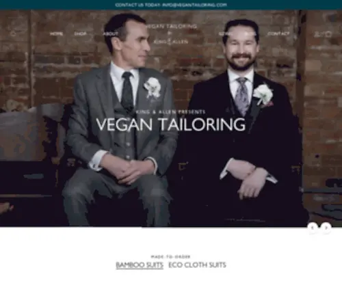 Vegantailoring.com(Vegan Tailoring) Screenshot