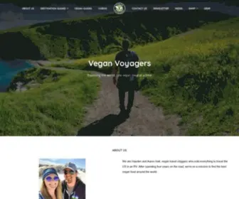 Veganvoyagers.com(Vegan Voyagers) Screenshot