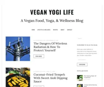 Veganyogilife.com(A Vegan Food) Screenshot