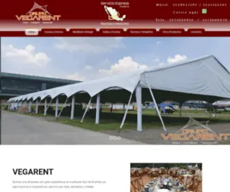 Vegarent.com.mx(Renta de Carpas) Screenshot