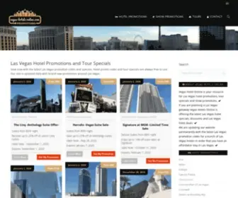 Vegas-Hotels-Online.com(Your source for hotel promotions and deals in Las Vegas. Vegas Hotels Online) Screenshot