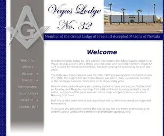 Vegas32.org(Vegas Lodge #32) Screenshot