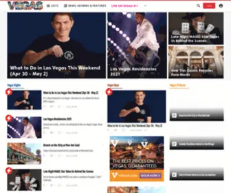Vegas411.com(Vegas 411) Screenshot