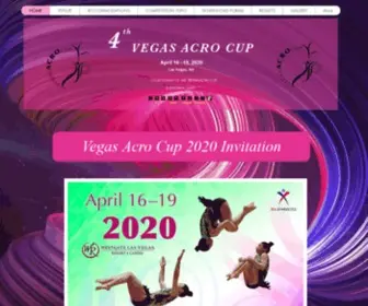 Vegasacrocup.com(Vegas Acro Cup) Screenshot