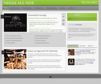 Vegasallnite.com(VEGAS ALL NITE) Screenshot