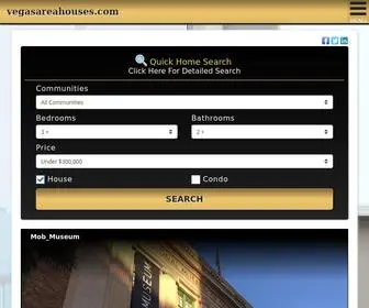 Vegasareahouses.com(Realty ONE Group) Screenshot