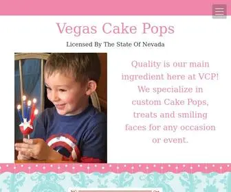 Vegascakepops.com(Vegas Cake Pops) Screenshot