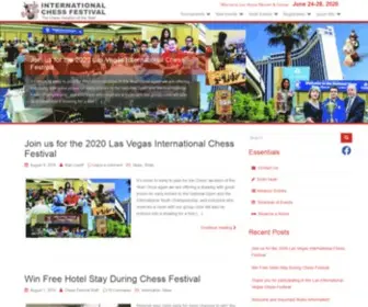 Vegaschessfestival.com(The Chess Vacation of the Year) Screenshot