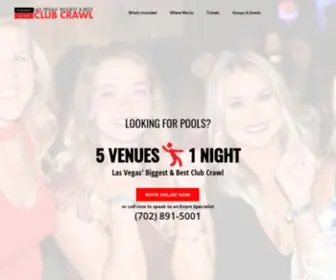 Vegascrawl.com(Las Vegas Club Crawl) Screenshot