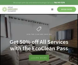 Vegasgreenercleaners.com(Las Vegas Eco Cleaning Service) Screenshot