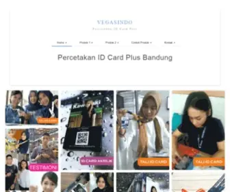 Vegasindo.com(Percetakan kartu id card Vegasindo Bandung) Screenshot