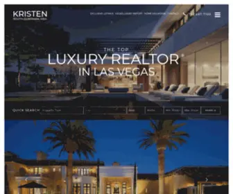 Vegasluxuryrealestate.com(Las Vegas & Henderson Luxury Homes for Sale by Kristen Routh Silberman) Screenshot