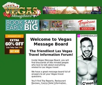 Vegasmessageboard.com(Vegas Message Board) Screenshot