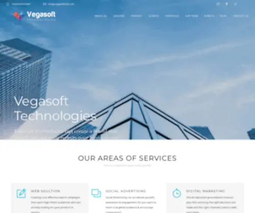 Vegasofttech.com(VegaSoft Technology) Screenshot