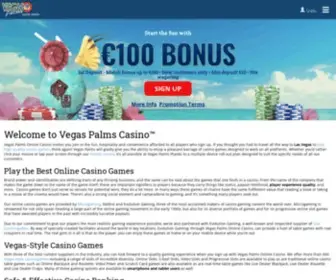 Vegaspalmscasino.com Screenshot