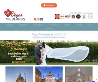 Vegasweddings.com(Las Vegas weddings) Screenshot