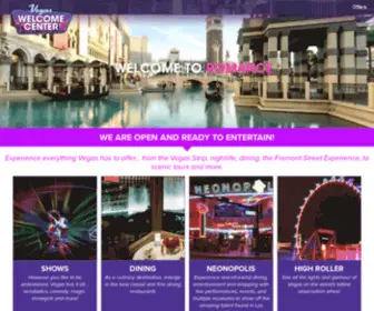 Vegaswelcomecenter.com(Vegas Welcome Center) Screenshot