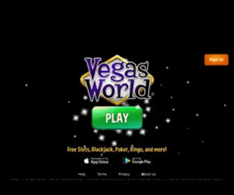 Vegasworld.com Screenshot