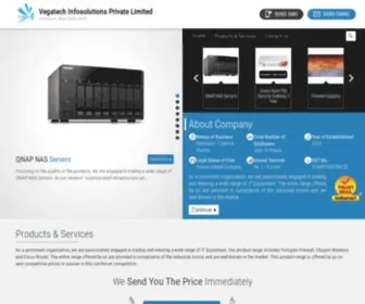 Vegatechindia.in(Vegatech Infosolutions Private Limited) Screenshot