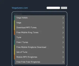 Vegatunes.com(Vega Tunes) Screenshot
