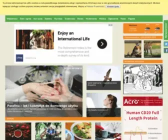 Vege.pl(Portal ekologiczny promujący zdrowy styl życia) Screenshot