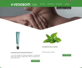 Vegebom.com(Laboratoires phyto aromathérapie Végébom) Screenshot